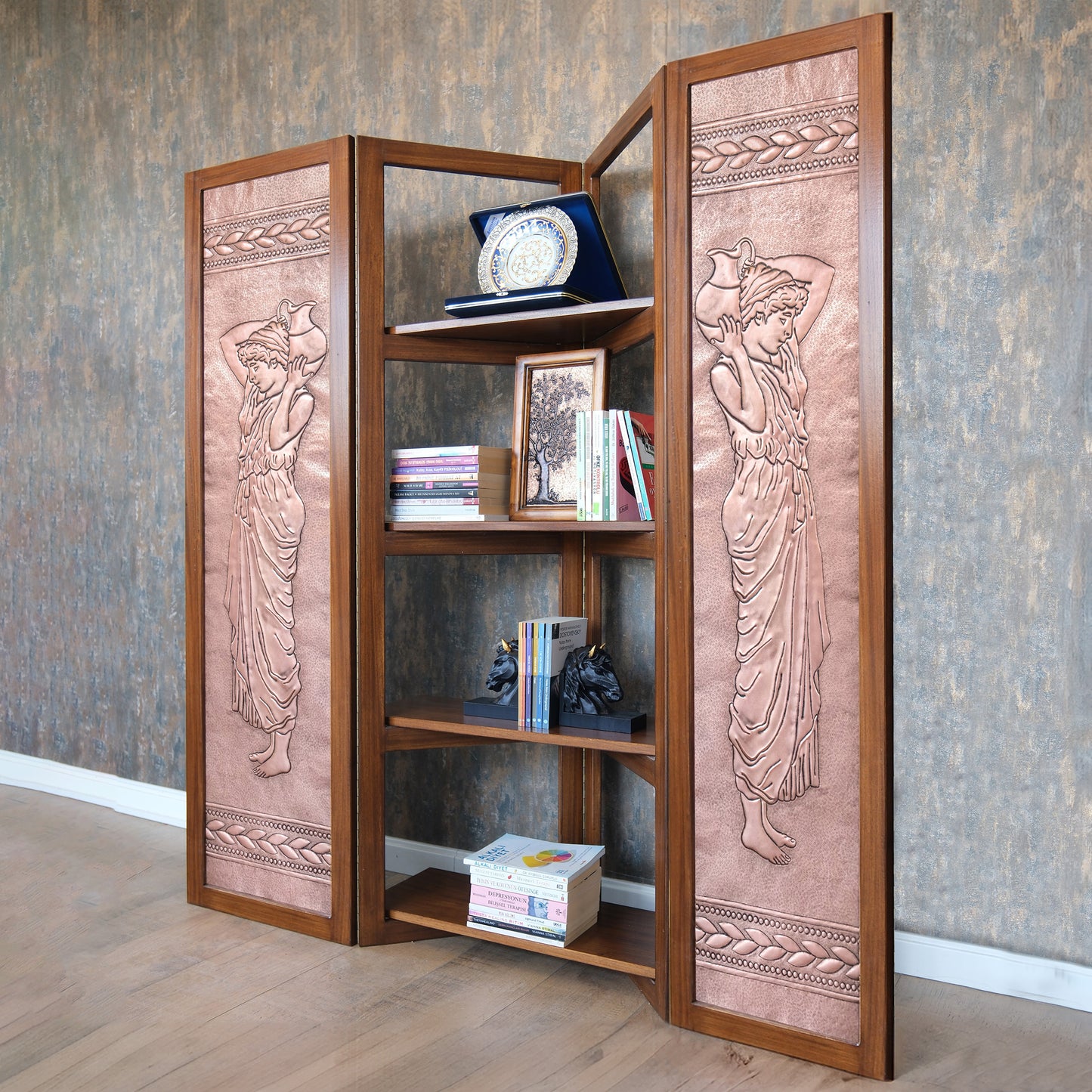 Copper Foldable Bookcase