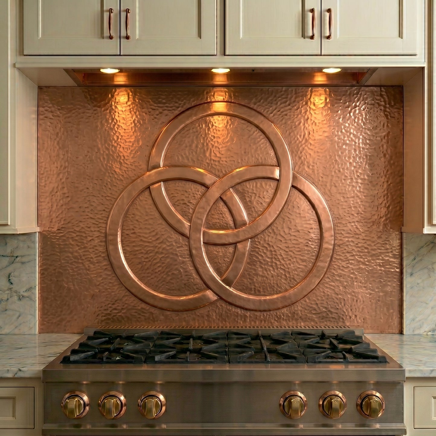 Borromean Rings Copper Backsplash