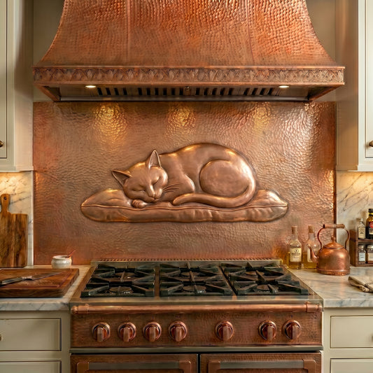 Cat Copper Panel