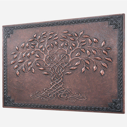 Celtic Tree of Life Kitchen Backsplash Tile - 18"x24" Brown - Natuross