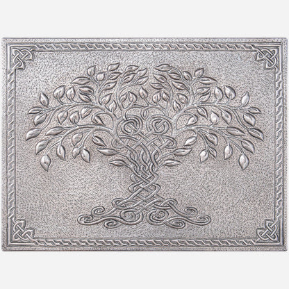 Celtic Tree of Life Kitchen Backsplash Tile - 18"x24" Gray - Natuross