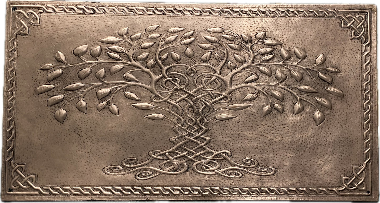 Copper Tree of Life Backsplash