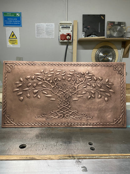 Copper Tree of Life Backsplash