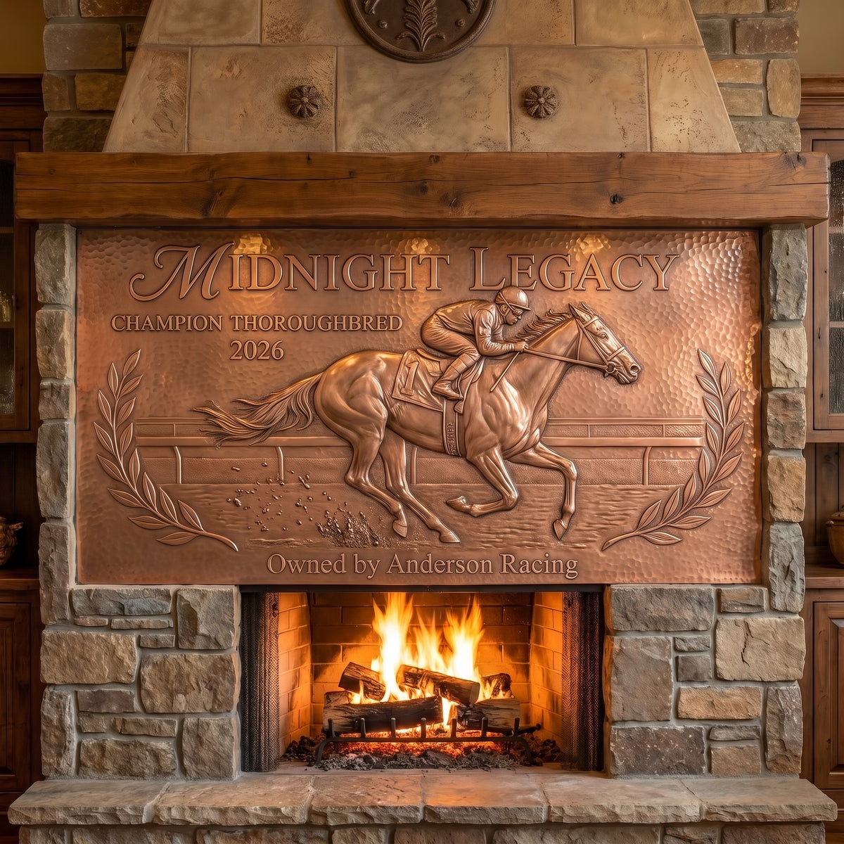 Horse Copper Wall Art — Portraits, Plaques & Signs