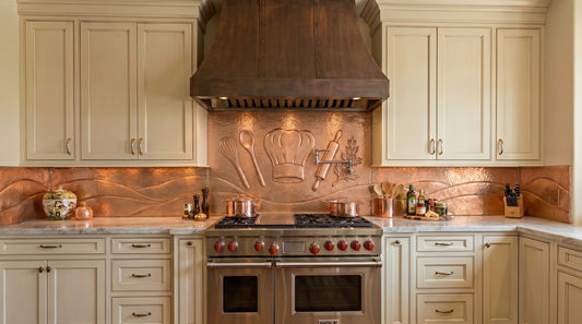 Chef Hat Copper Backsplash