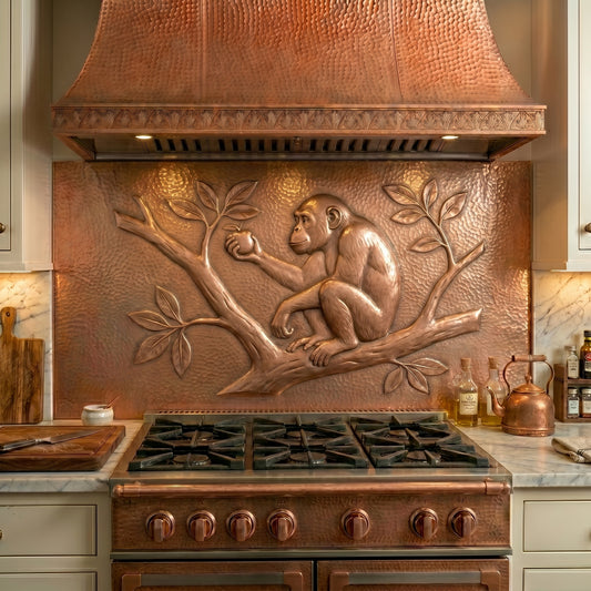 Chimpanzee Copper Panel