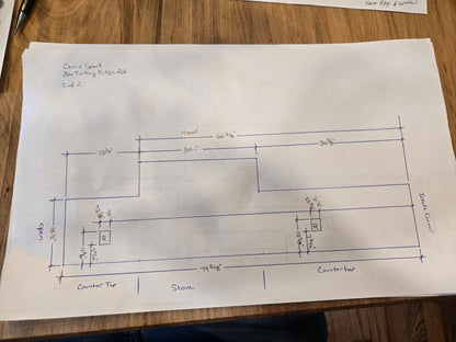 Complete Kitchen & Laundry Backsplash Set for Chris (9 Panels)
