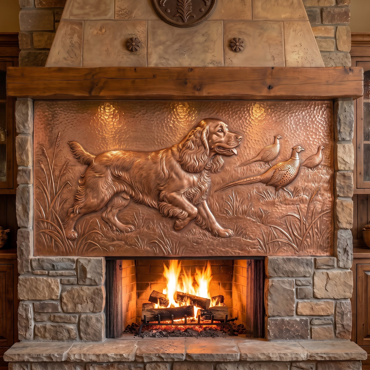 Cocker Spaniel Copper Panel