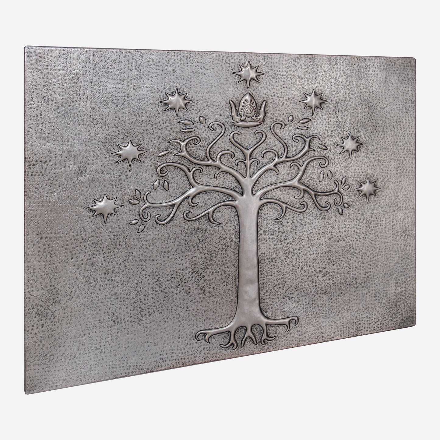 Copper Backsplash Panel (Lord of the Rings White Tree of Gondor, Silver Color)