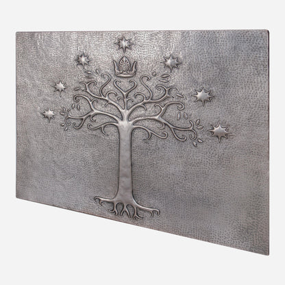 Copper Backsplash Panel (Lord of the Rings White Tree of Gondor, Silver Color)