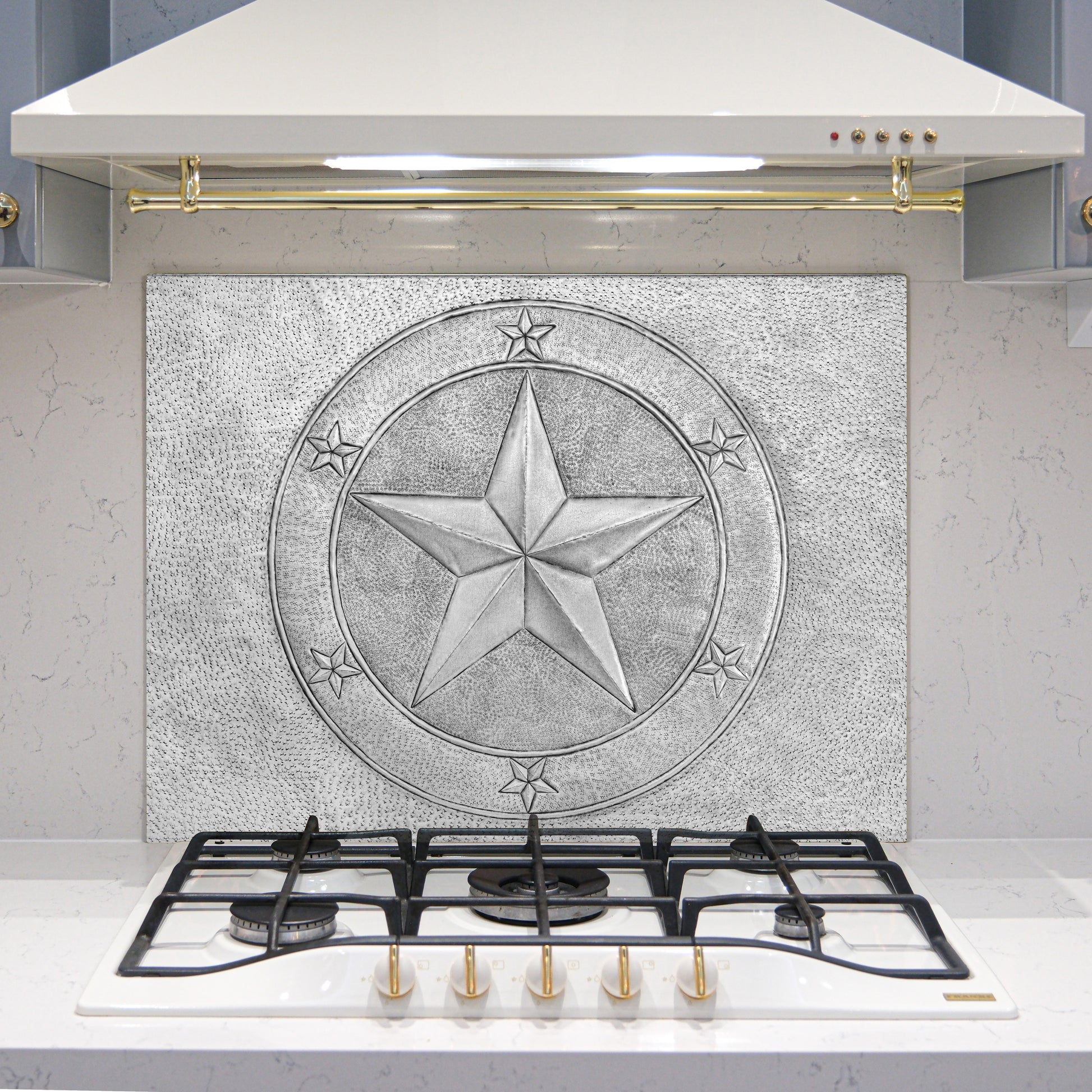 Western Kitchen Backsplash Tile - Copper Lone Star - Gray - Natuross