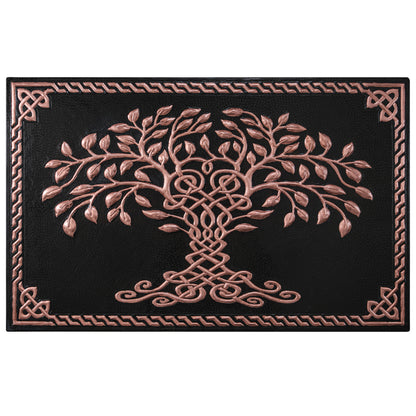 Copper Backsplash – Celtic Tree of Life Splashback –  Kitchen & Fireplace Wall Decorative Panel