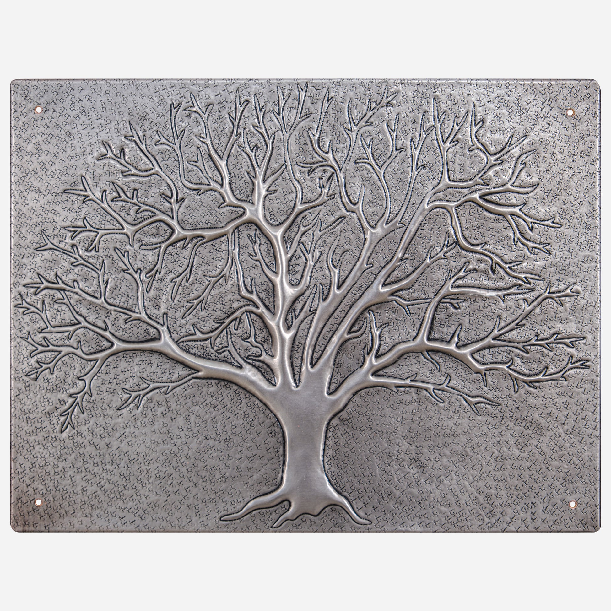 Copper Backsplash Panel (Tree of Life, Silver Color)