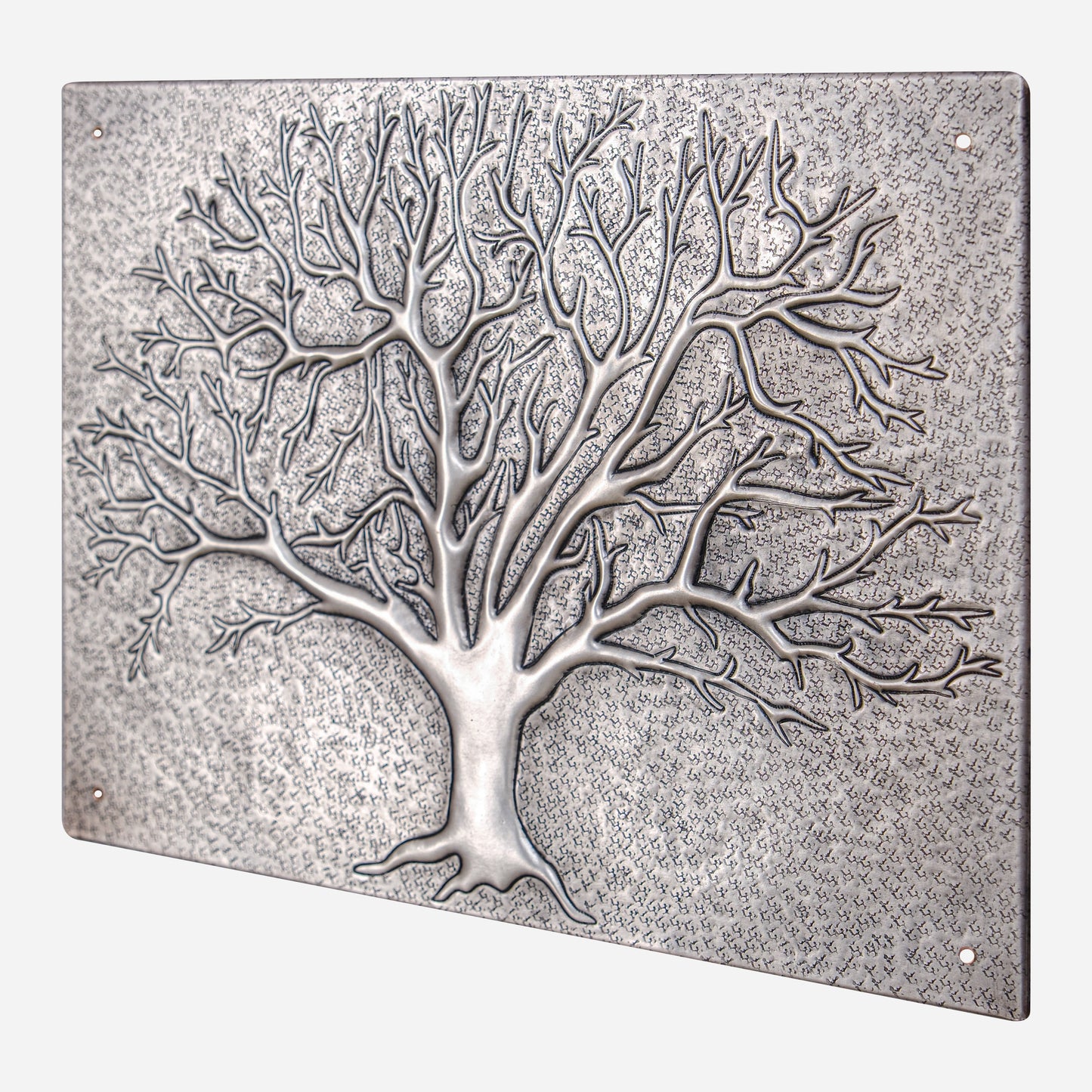 Copper Backsplash Panel (Tree of Life, Silver Color)