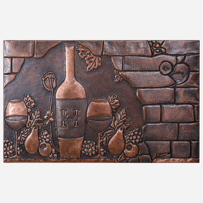 Tuscan Kitchen Backsplash Wine&Grapes