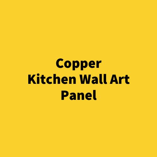 Copper Kitchen Wall Art – Hand-Hammered Embossed Metal Panel – Custom Design & Text – Rustic & Modern Kitchen Decor