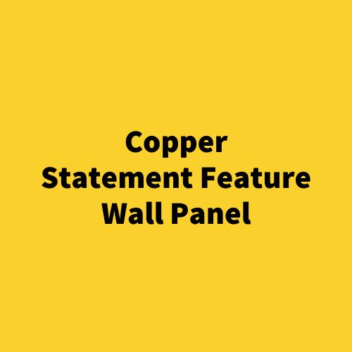 Copper Statement Feature Wall Panel – Hand-Hammered Embossed Metal Accent – Custom Artistic Wall Decor