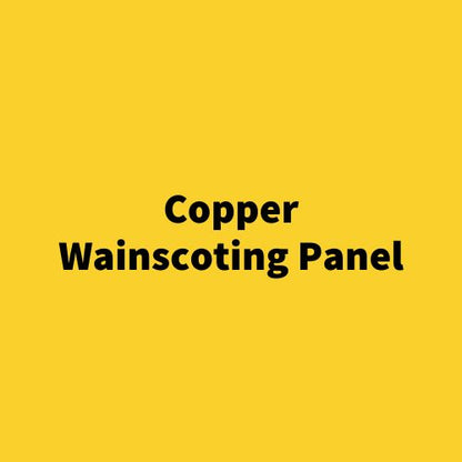 Copper Wainscoting Panel