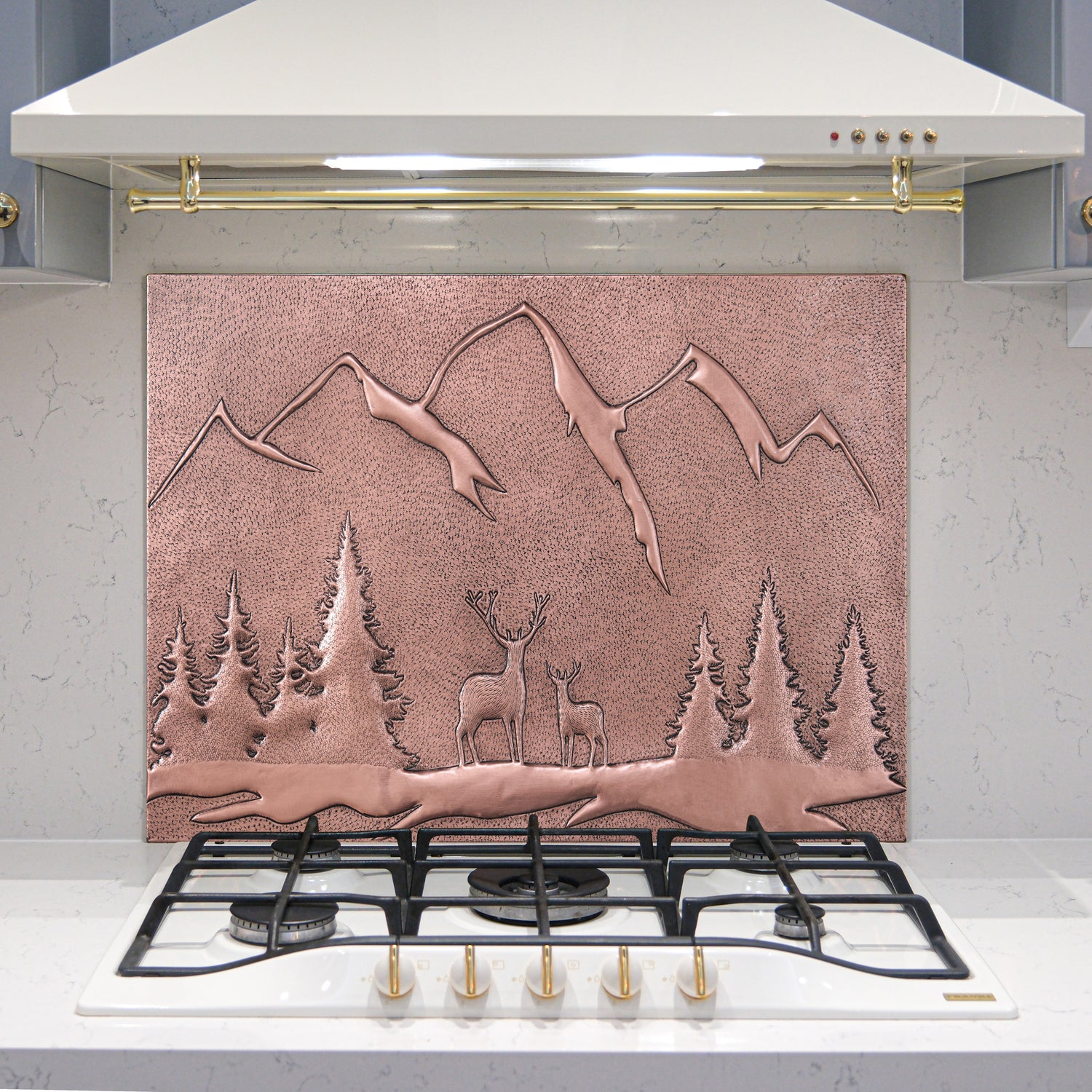 Deer Scene Kitchen Backsplash - Natuross