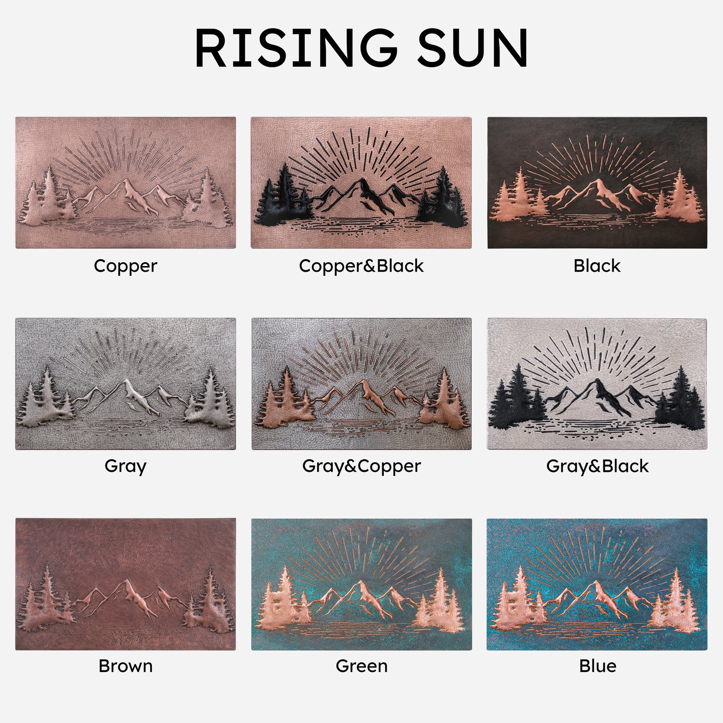 Copper Kitchen Backsplash Panel