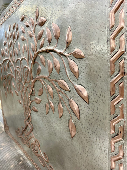 Gray & Copper Tree of Life Backsplash