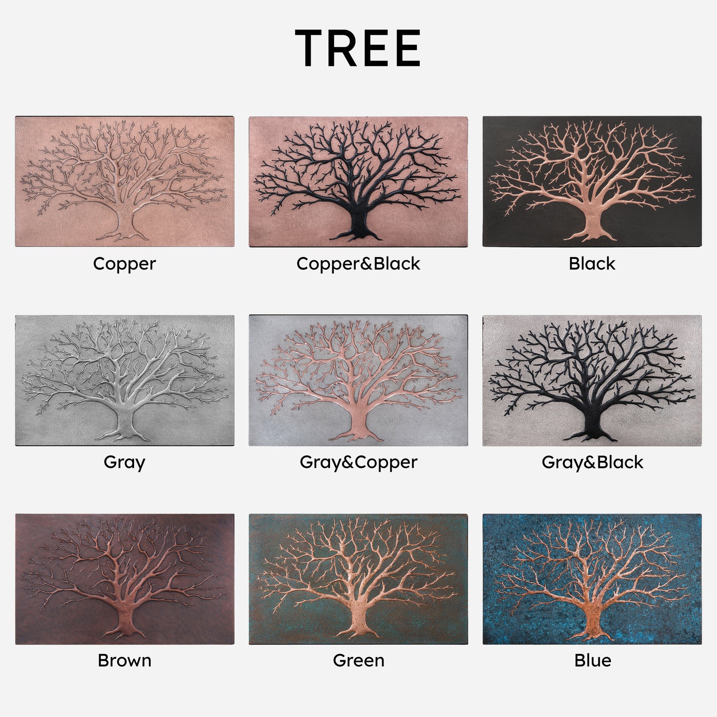 Brown Kitchen Backsplash Tree of Life