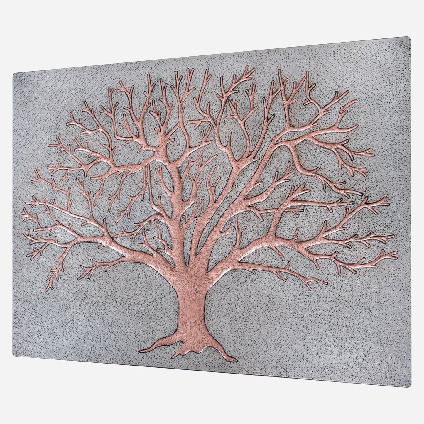 Nature-Inspired Kitchen Backsplash Tile - Copper Tree of Nature - Gray & Copper - Natuross