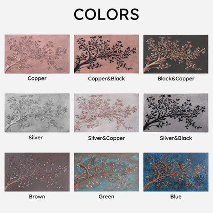 Copper Backsplash (Tree Branches, Copper&Black Color) - Natuross