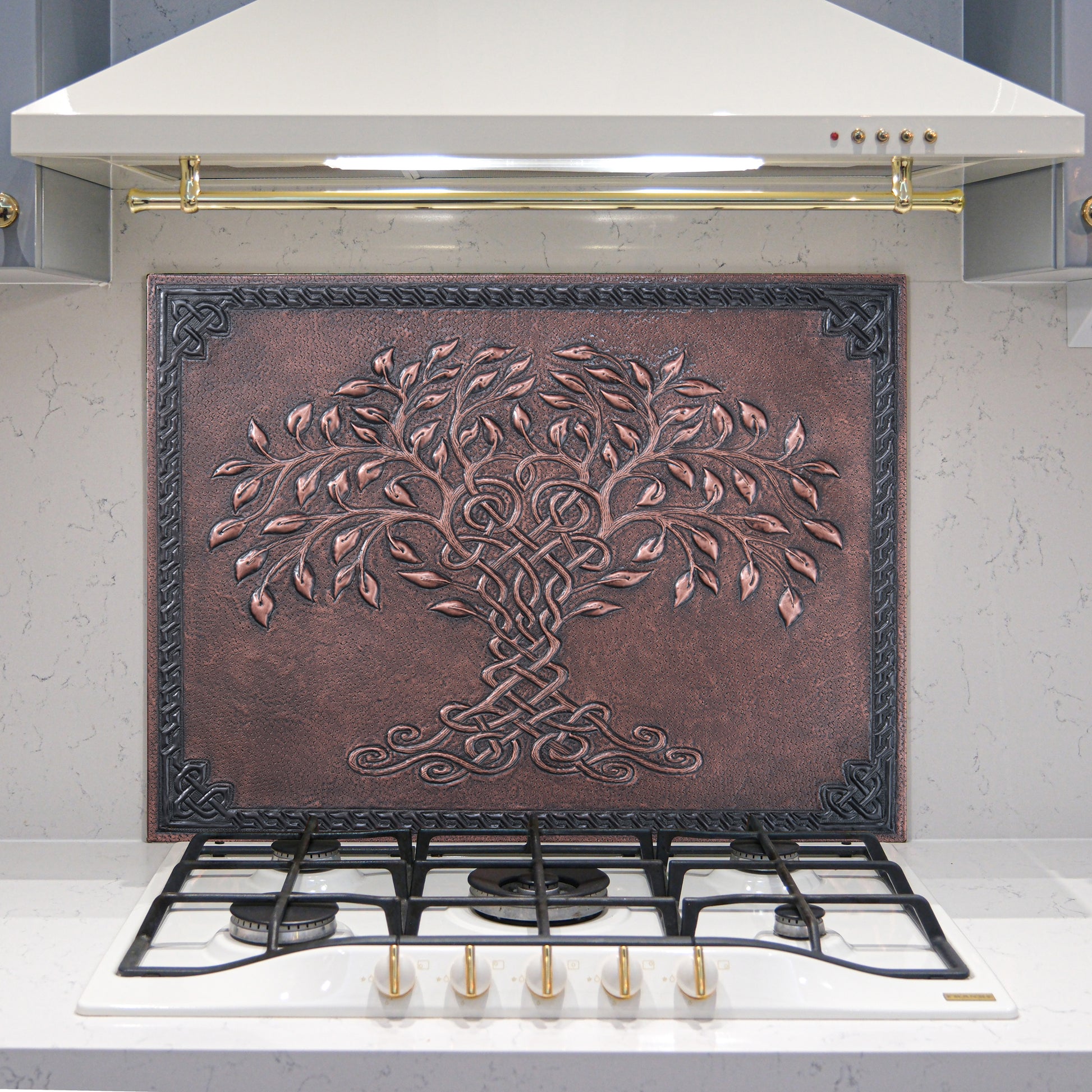 Tree of Life with Celtic Border Kitchen Backsplash Tile - Natuross