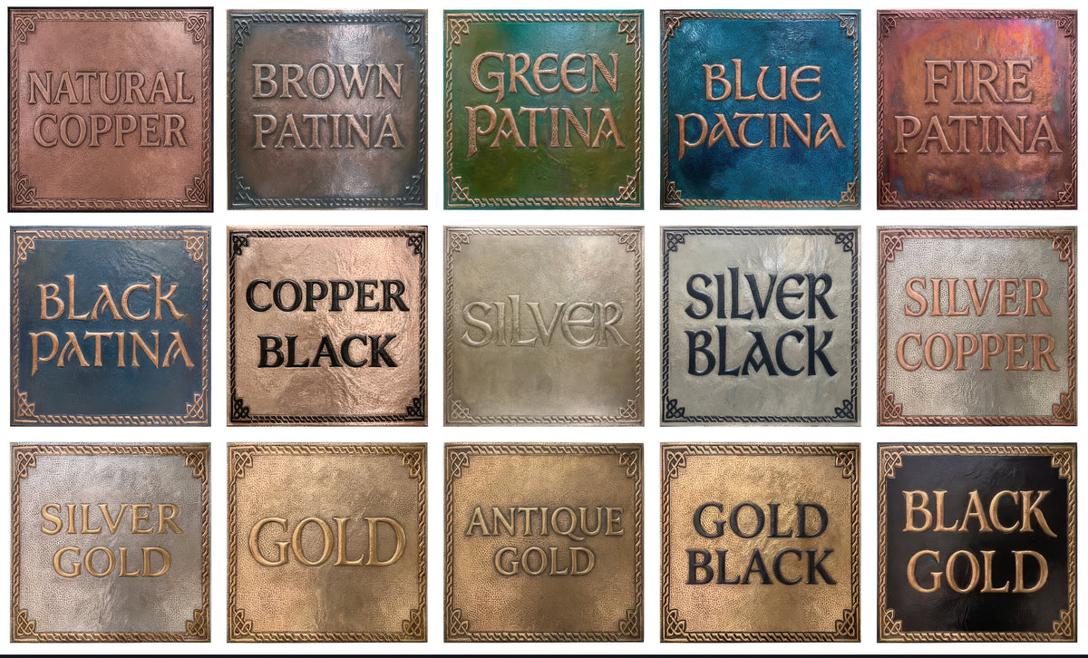 Personalized Horse Logo Copper Sign