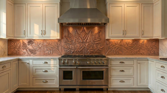 Astilbe Copper Backsplash