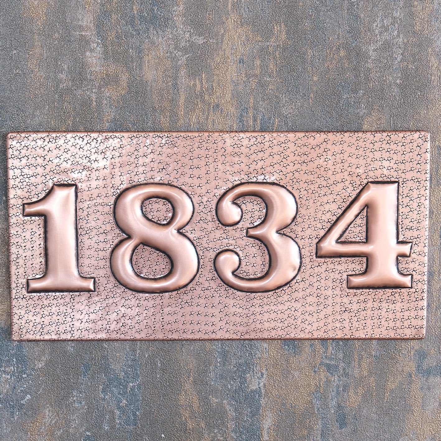 Copper Wall Plaque Sign