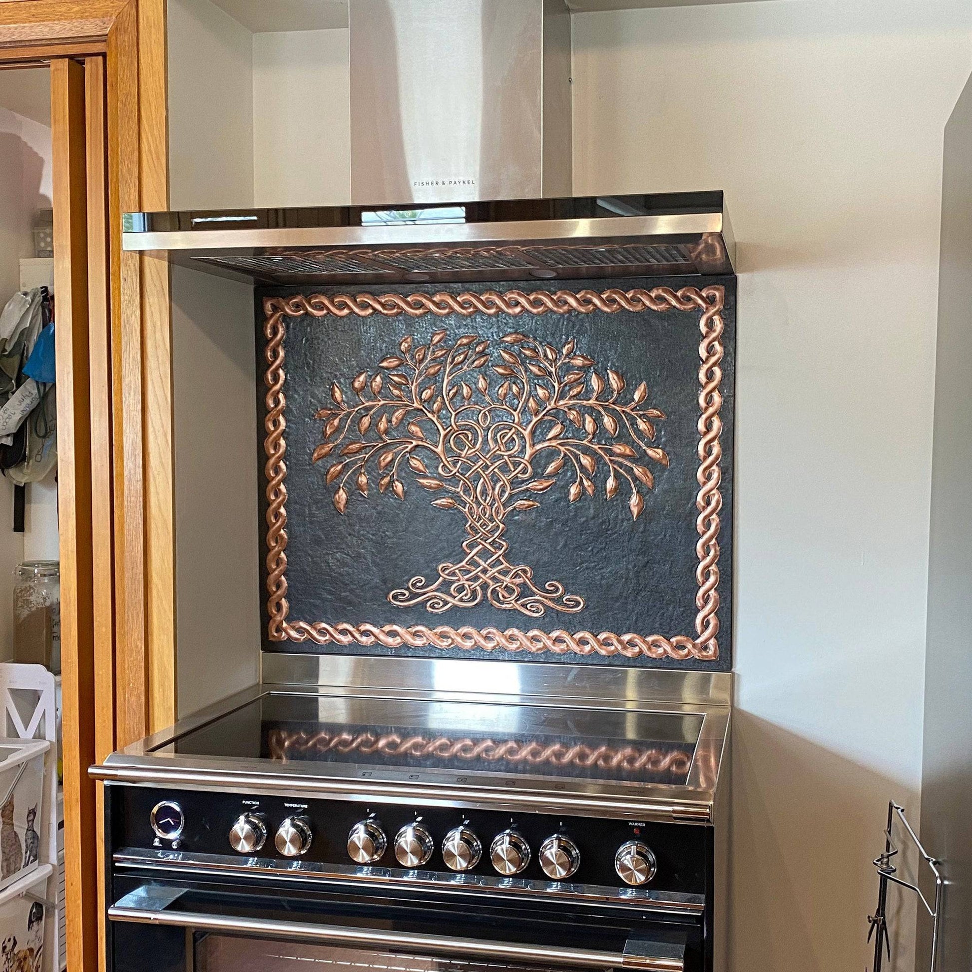 Kitchen Backsplash Tile (Tree of Life with Celtic Border) - Natuross