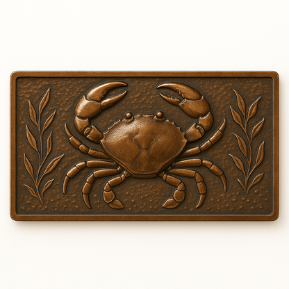 Seafood Themed Copper Backsplash