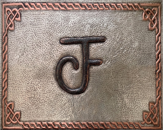 Custom Family Brand Copper Sign