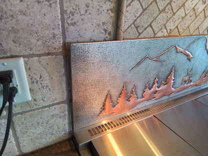 Gray & Copper Deer Backsplash