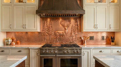 Deer Copper Backsplash