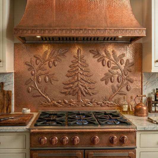 Eastern Hemlock Tree Copper Panel