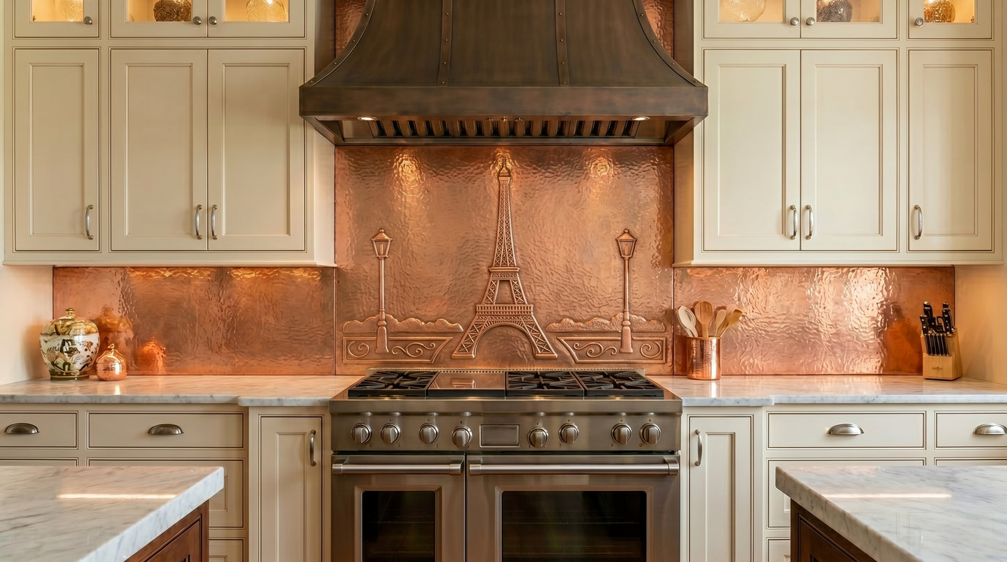 Eiffel Tower Copper Panel