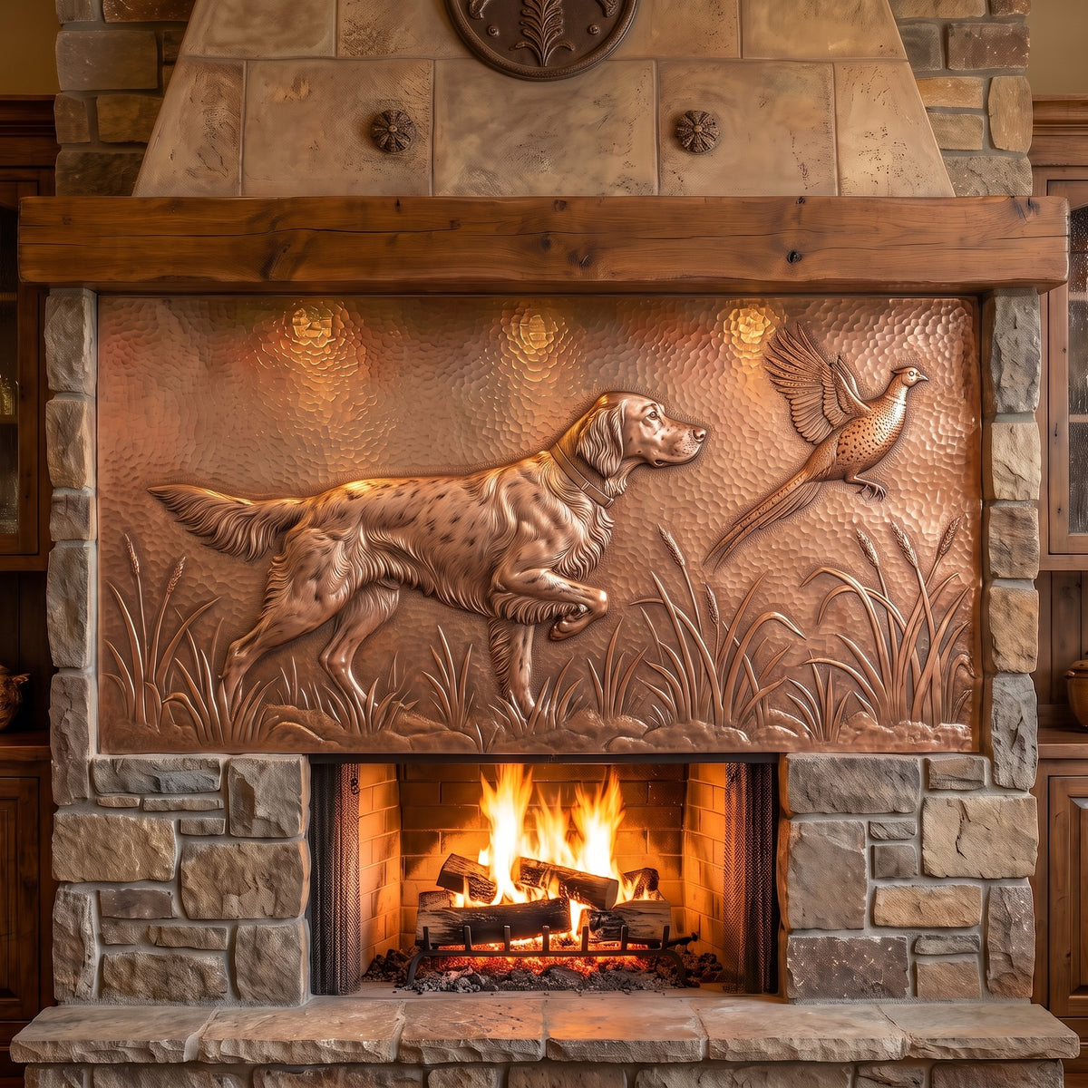English Setter Copper Panel