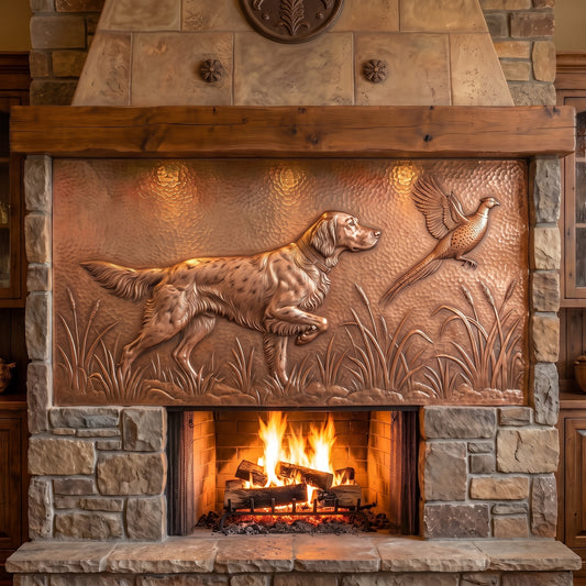 English Setter Copper Panel
