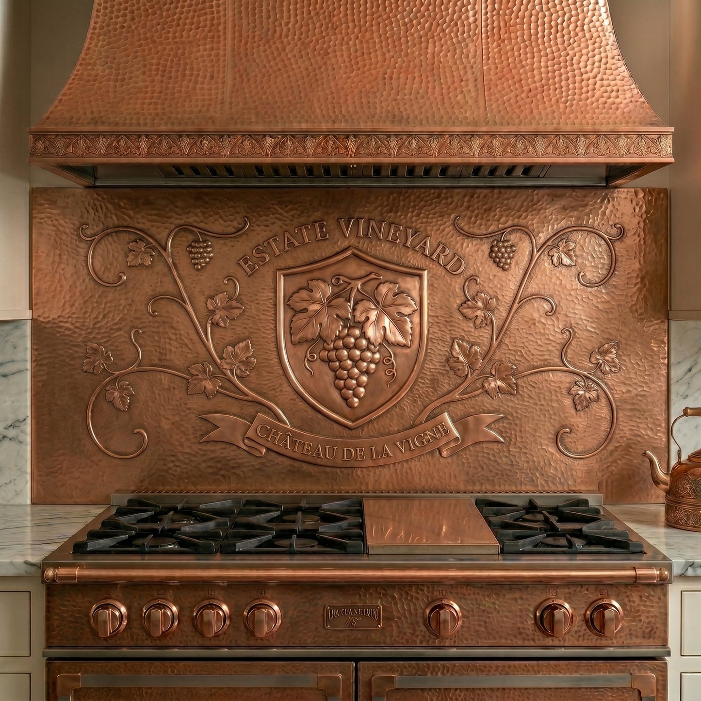 Estate Vineyard Crest Copper Panel