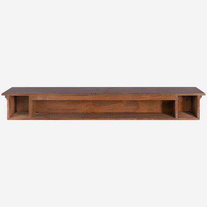 Copper and Wood Floating Shelf Black Color - Natuross