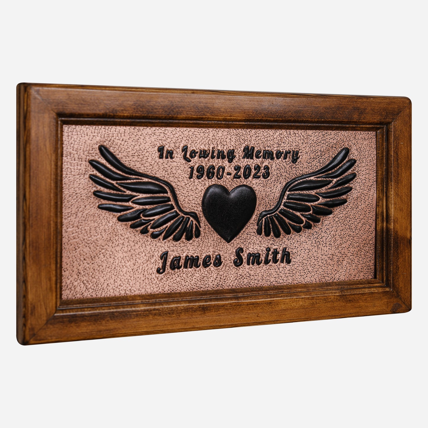 Memorial Gift Framed Copper Artwork (Copper&Black Color)