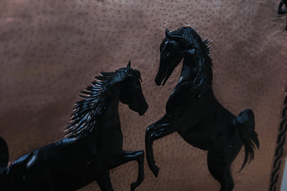 Wild Horses Copper & Black Kitchen Backsplash - Natuross