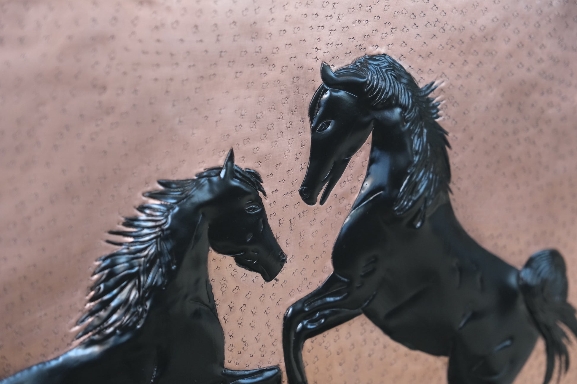 Wild Horses Copper & Black Kitchen Backsplash - Natuross