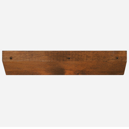 Copper and Wood Floating Shelf (Black)