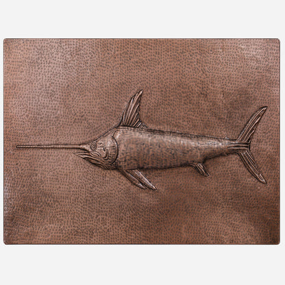 Copper Backsplash Panel (Swordfish)