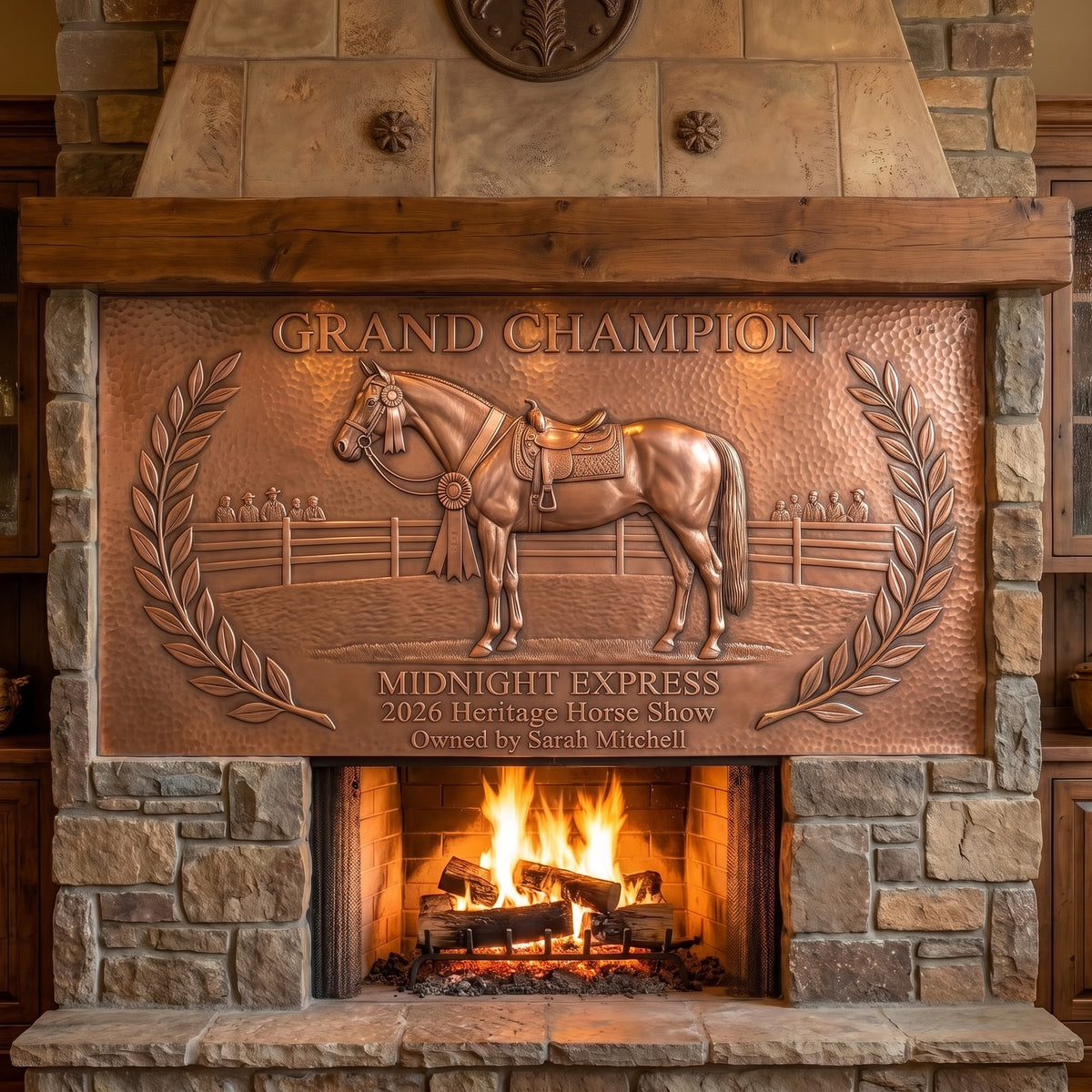 Horse Copper Wall Art — Portraits, Plaques & Signs