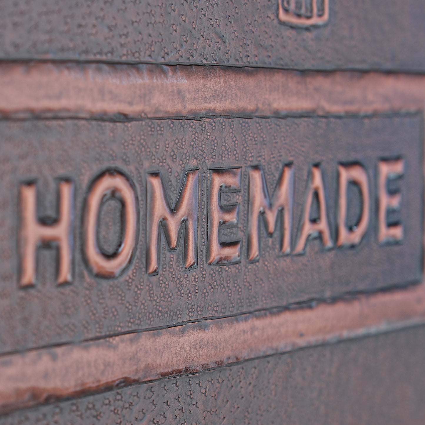 "Happiness is Homemade" Kitchen Backsplash Tile - 18x24 Brown